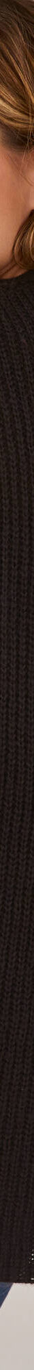 Gilet long porter ouvert, maille anglaise toucher doux (noir) Gilet long porter ouvert, maille anglaise toucher doux (noir)